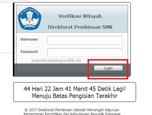 http//psmk.kemdikbud.go.id/verwil Alamat Aplikasi Verwil