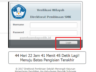 http://psmk.kemdikbud.go.id/verwil Alamat Aplikasi Verwil SMK