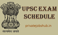 UPSC Exam Schedule UPSC Exam Schedule