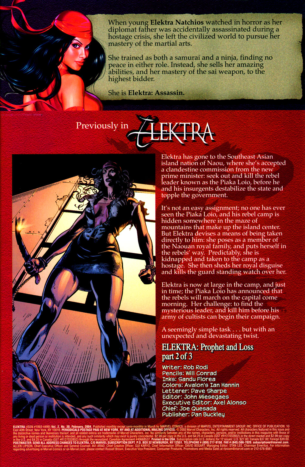 Elektra (2001) Issue #30 #30 - English 2