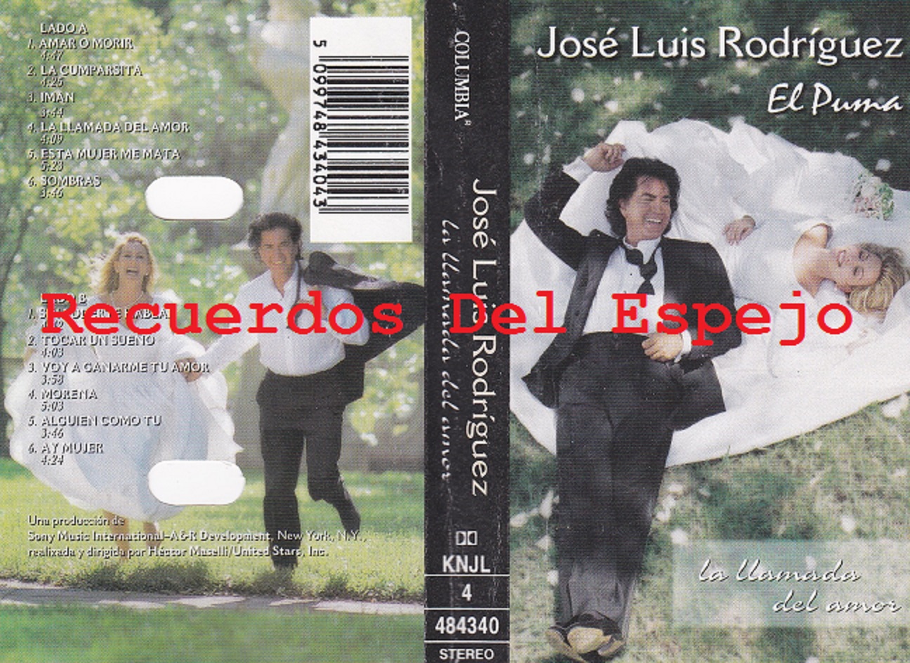 Robar a Mal funcionamiento Incitar Recuerdos del Espejo: José Luis Rodríguez --- La llamada del amor (1996)