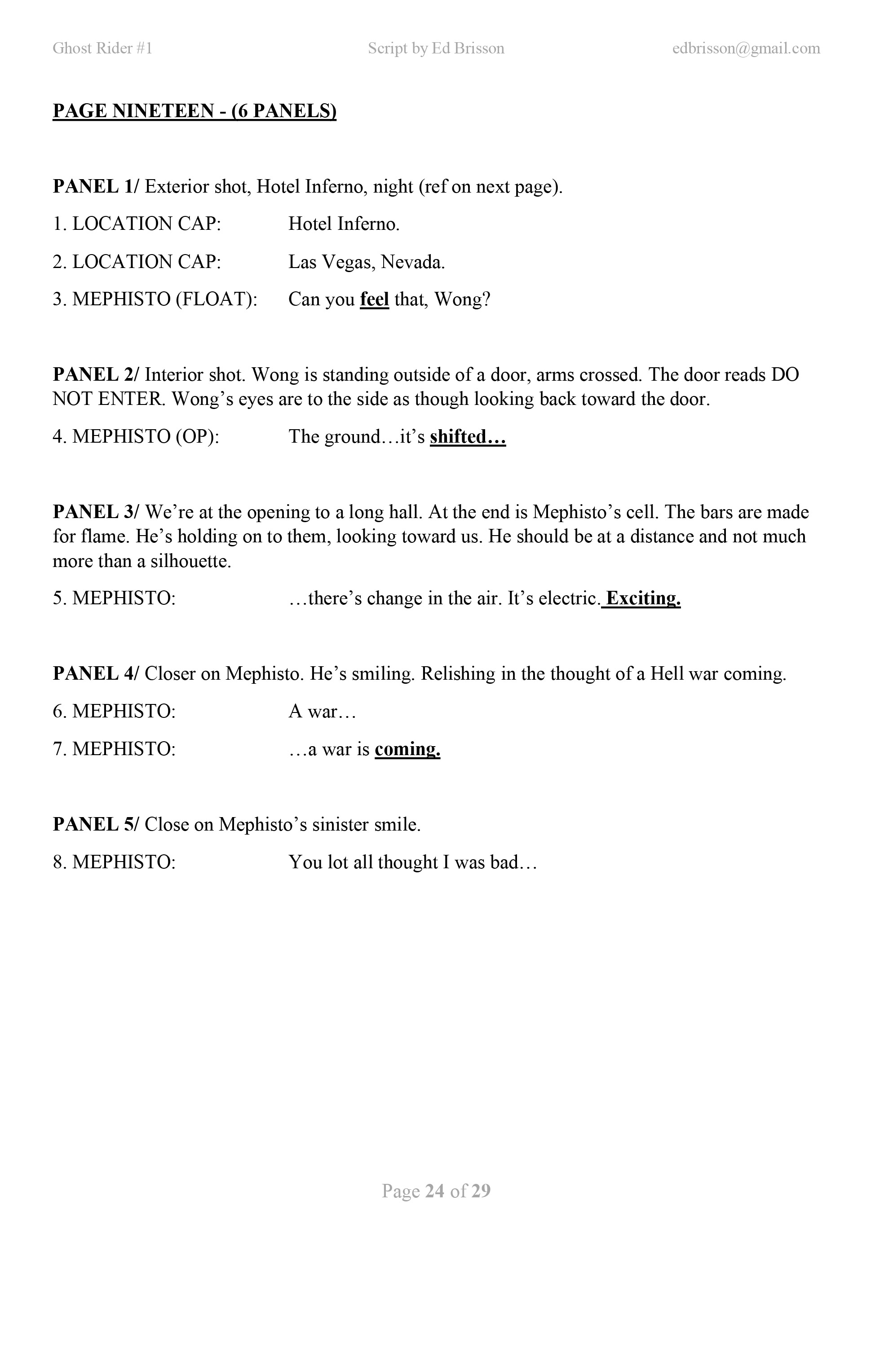 Read online Ghost Rider (2019) comic -  Issue # _Director's Cut - 67