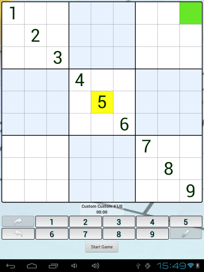 Descargar gratis Aplicacion ,Sudoku - Samsung Galaxy S5, Galaxy S4, VS