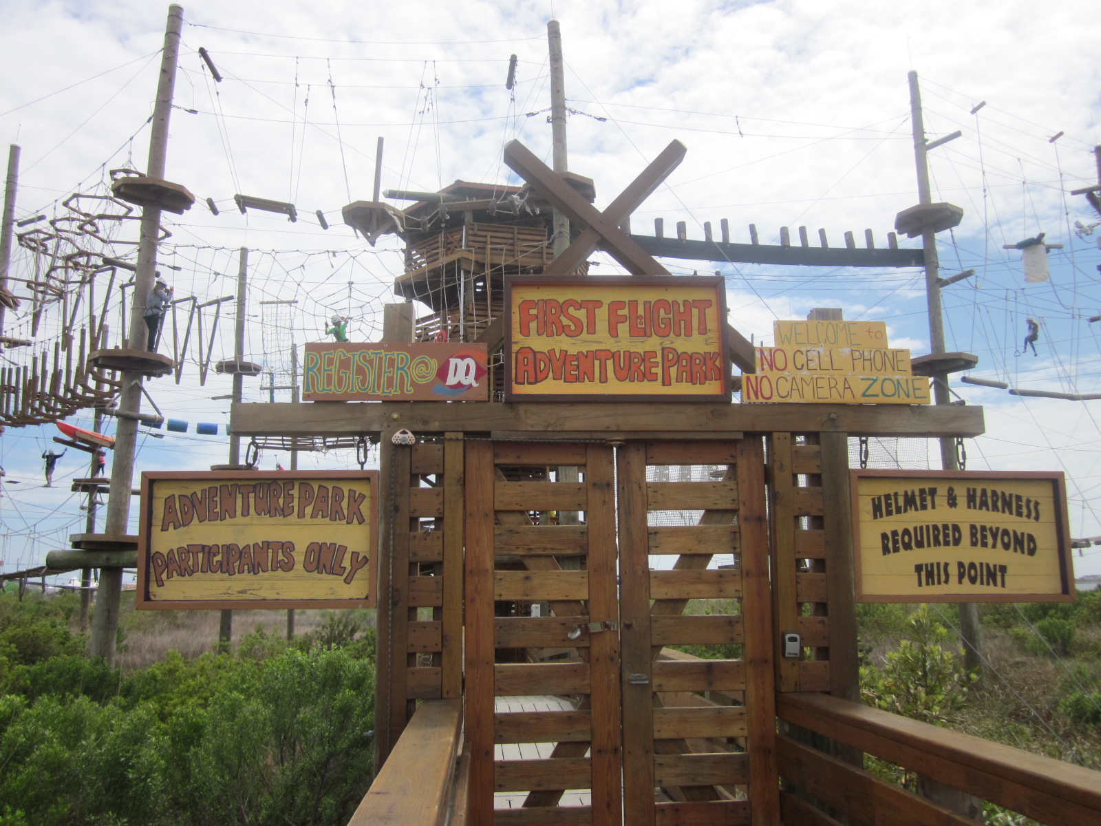 Travel NC With Kids First Flight Adventure Park Nags Head, Outer