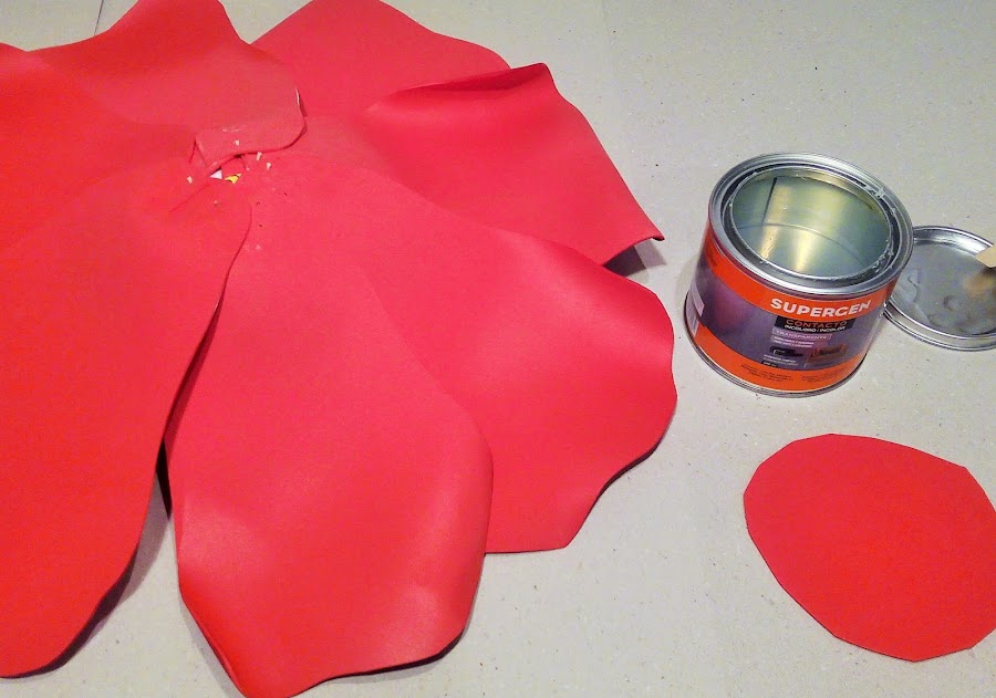 como hacer una flor en foami