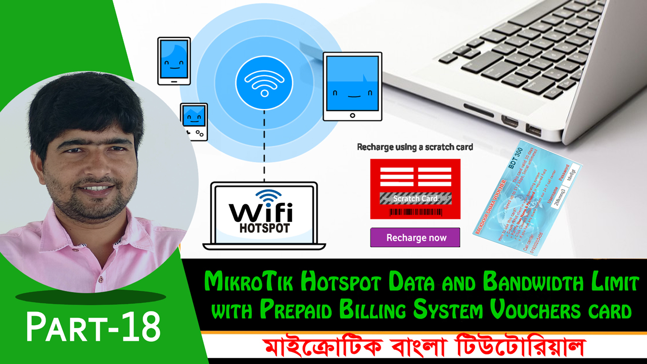 MikroTik Hotspot Data and Bandwidth Limit with Prepaid Billing System
