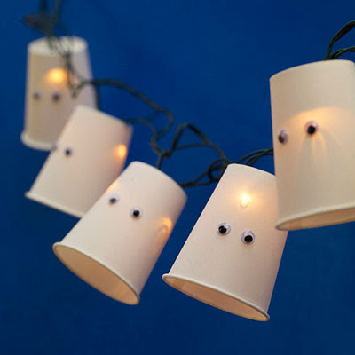 Paper Cup Ghost Lanterns | Munchkins and Mayhem