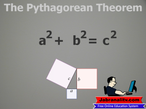 Top 10 Mathematical Equations That Changed The World-The-Pythagorean-Theorem