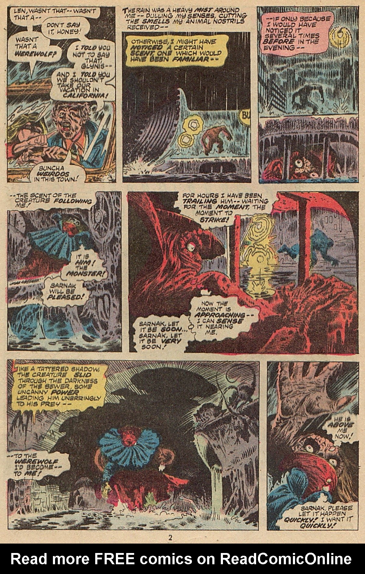 Read online Werewolf by Night (1972) comic -  Issue #9 - 3