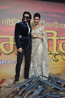 Deepika and Ranveer at the Ram Leela First Look launch-