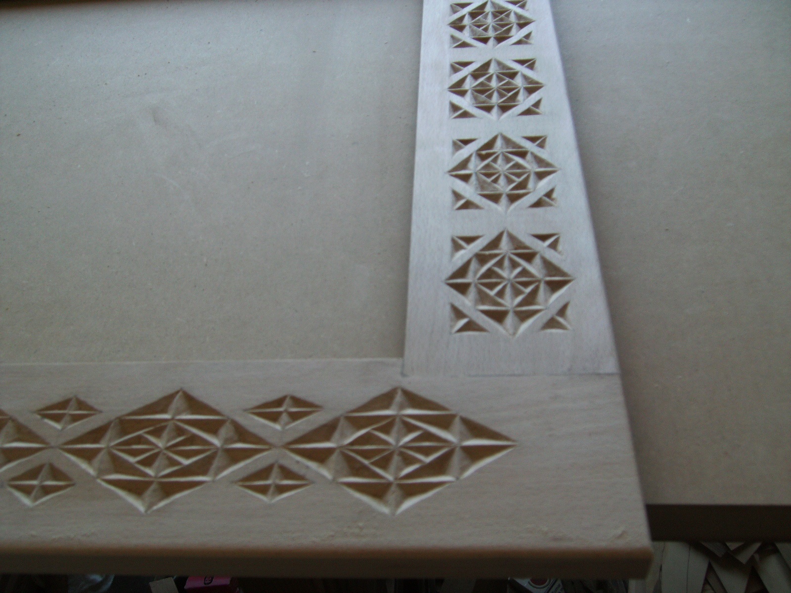 Espejo grande madera tallada