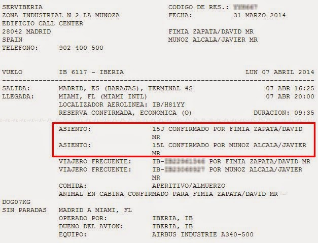 Solicitar factura de tu vuelo - Iberia