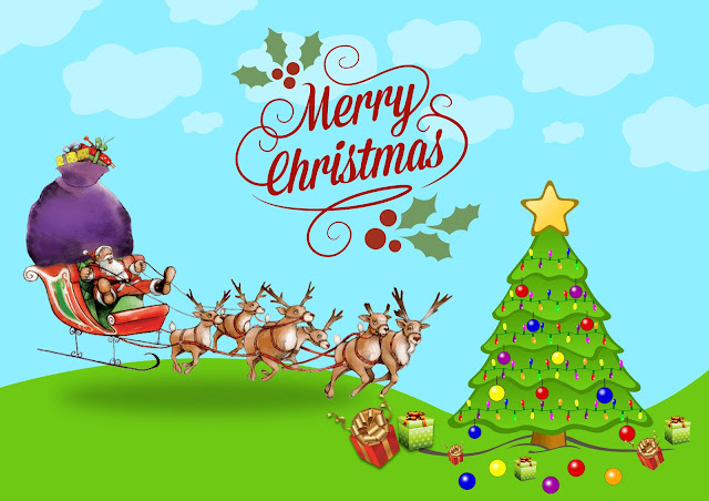 Merry Christmas Post, Wallpaper & Banner Graphics make a wish to your loved ones by Gaurav Singh