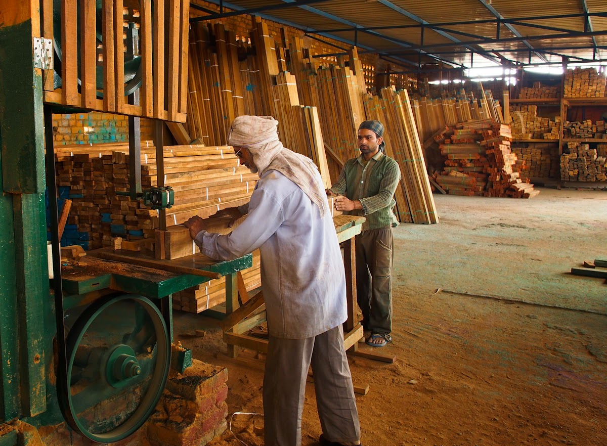 Wood Delhi’s Vast Timber Market