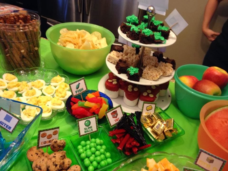 keep-rohlin: Minecraft Birthday Party