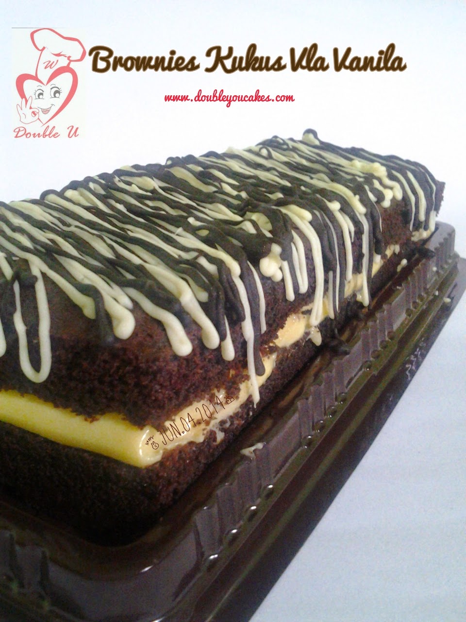 Brownies Kukus Vla Vanila (Recipe)