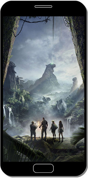 Jumanji Bienvenue dans la Jungle - Fond d'Écran en QHD pour Mobile