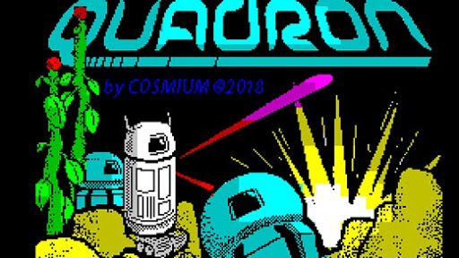 Descarga Quadron para ZX Spectrum, el juego que se creía perdido para siempre y que su autor ha recuperado