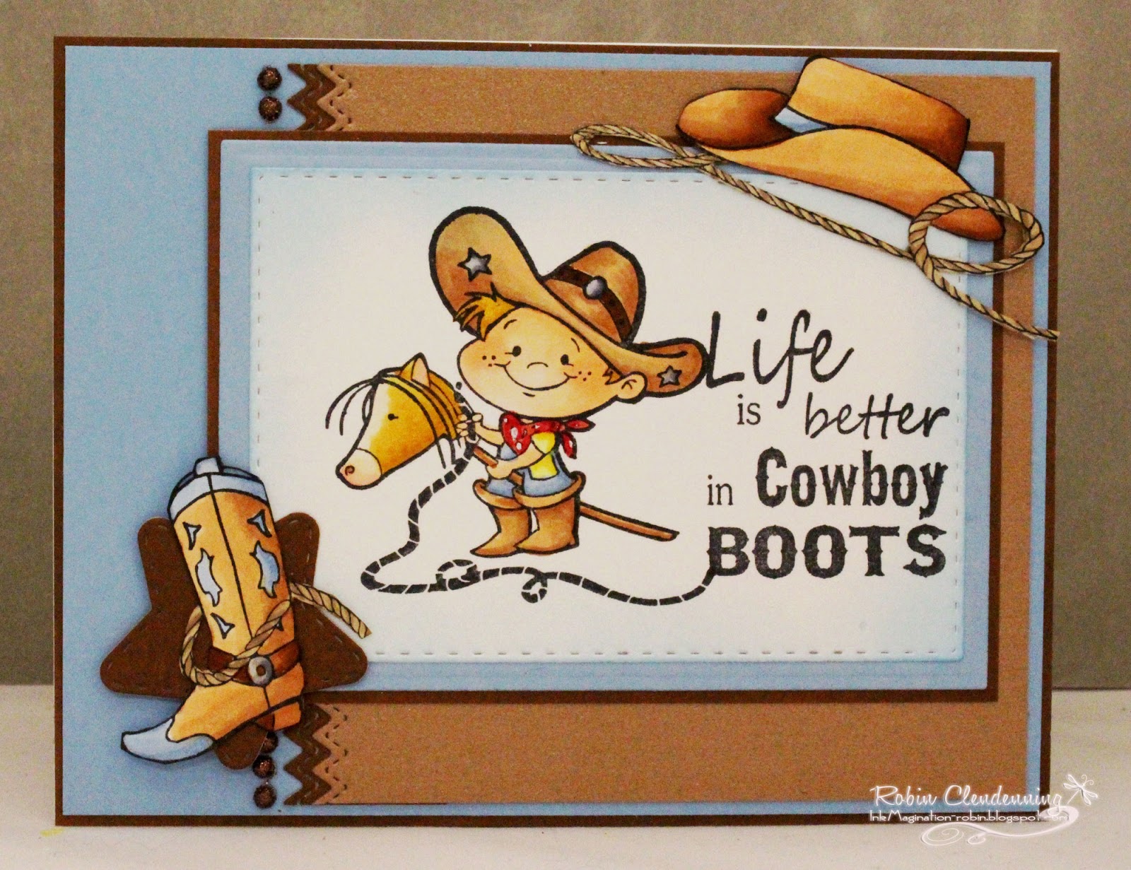 DRS Designs Rubber Stamps Cowboy Up! And Bling It!