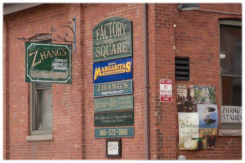 Connecticut Diaries Factory Square Signs