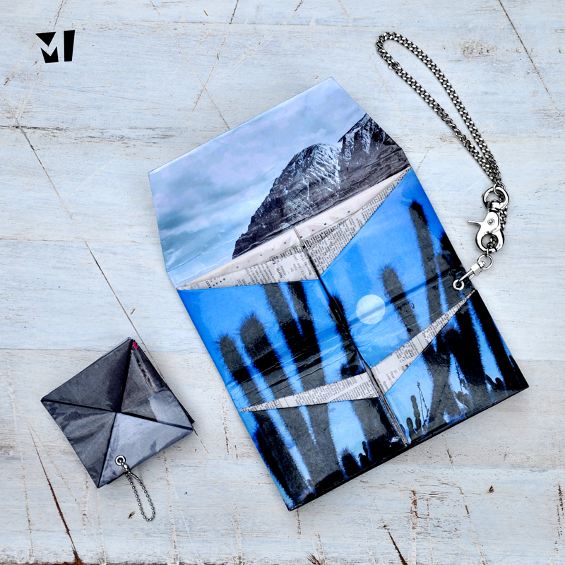 Origami Wallet / MIWALLET Paper Wallet / Clutch Bag / Customized