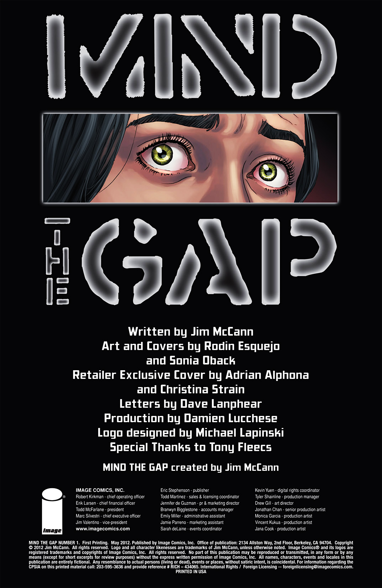 Read online Mind The Gap comic -  Issue #1 - 2