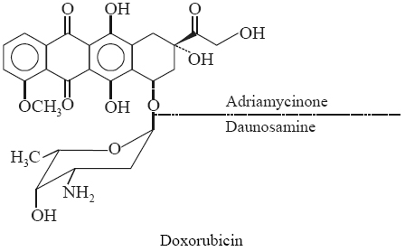 Doxorubicin  Synonyms 14-Hydroxydaunomycin
