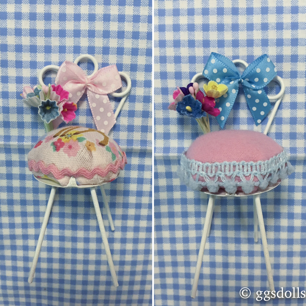 ggsdolls Redoing the Pin Cushion Chairs...