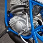 the engine of the Detonator Minsk motorcycle