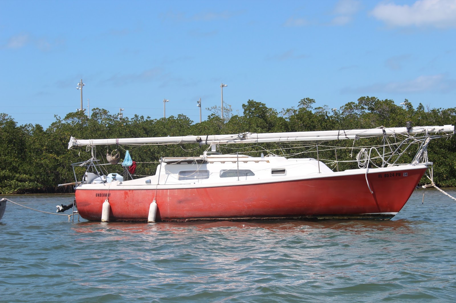 Sailing Adventures of "Second Wind" On a Mooring Ball in Boot Key Harbor