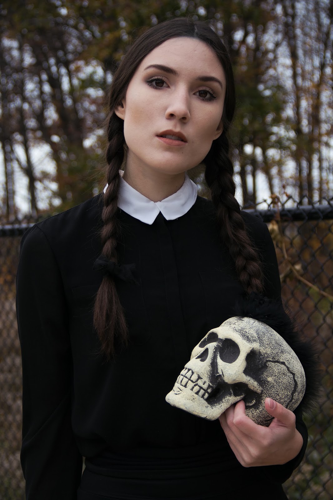 Happy Halloween from Wednesday Addams ! | Carolina Pinglo