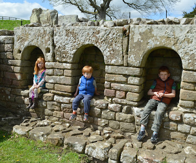 Roman bathhouse at Chesters Roman Fort, Hadrians Wall