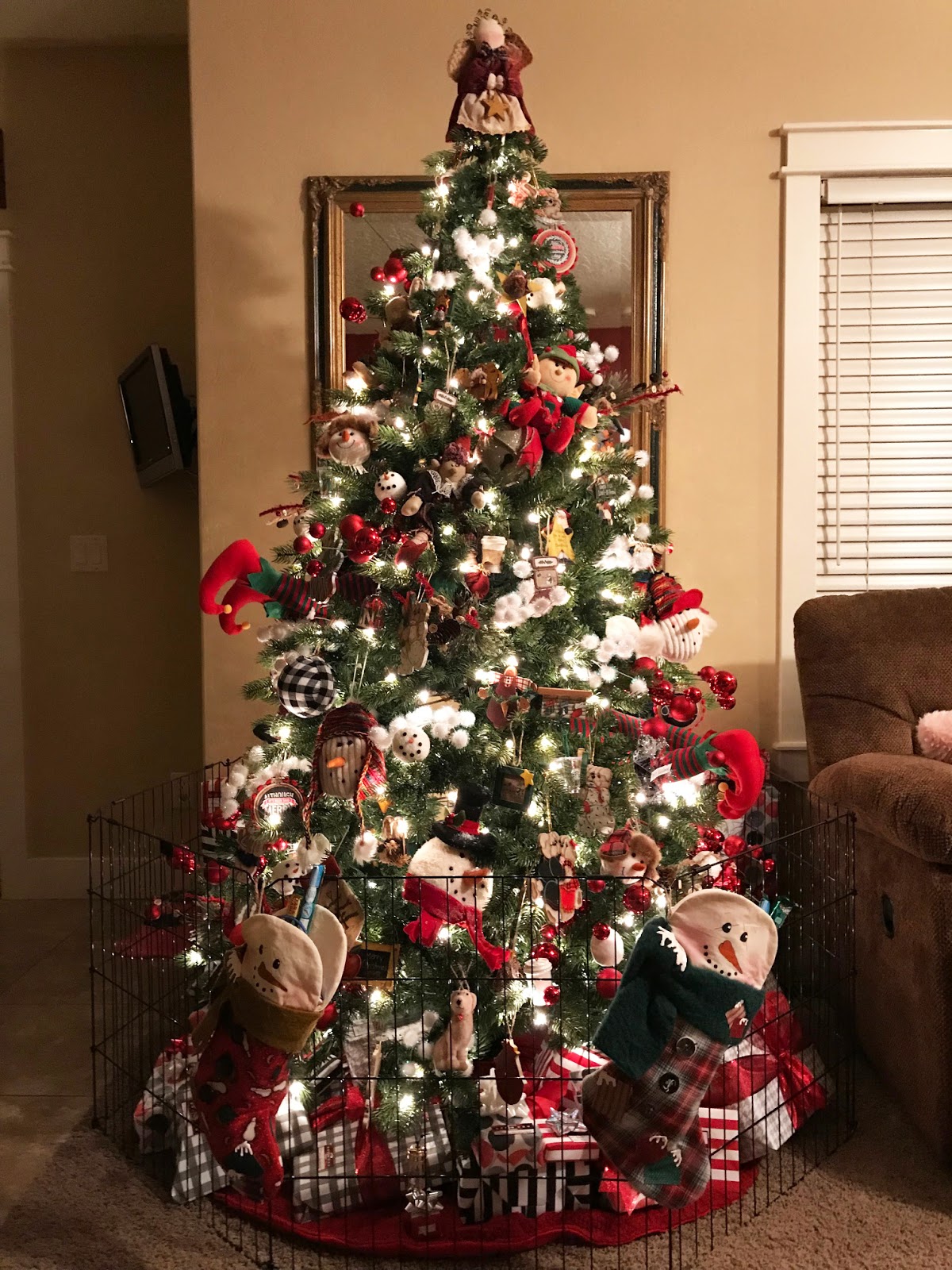 Buffalo Plaid Christmas Home 2017