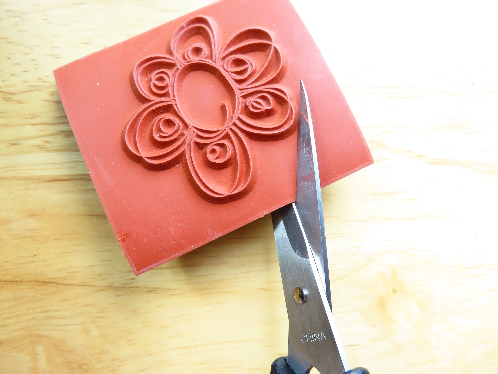 "Hi" Notes Converting Wood Mounted Rubber Stamps to Cling Mountings