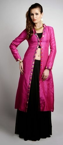 Palazzo With Open Shirts Designs 2013/2014 | Palazzo Pakistani and Indian fashion in 2014