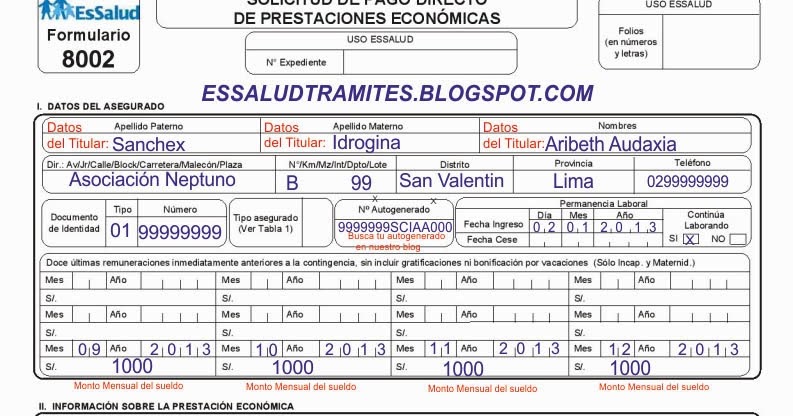 Formulario para solicitar lactancia