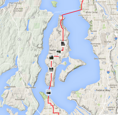 Map Of Vashon Island