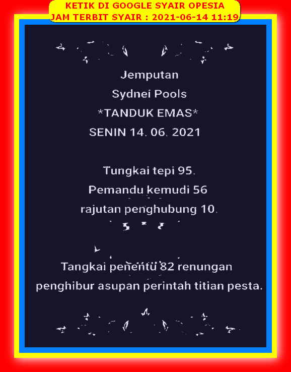 gambar togel sydney