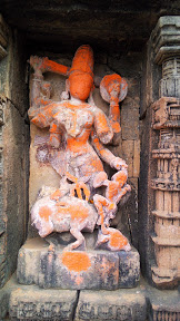 Durga slaying the demon, Mahishasura