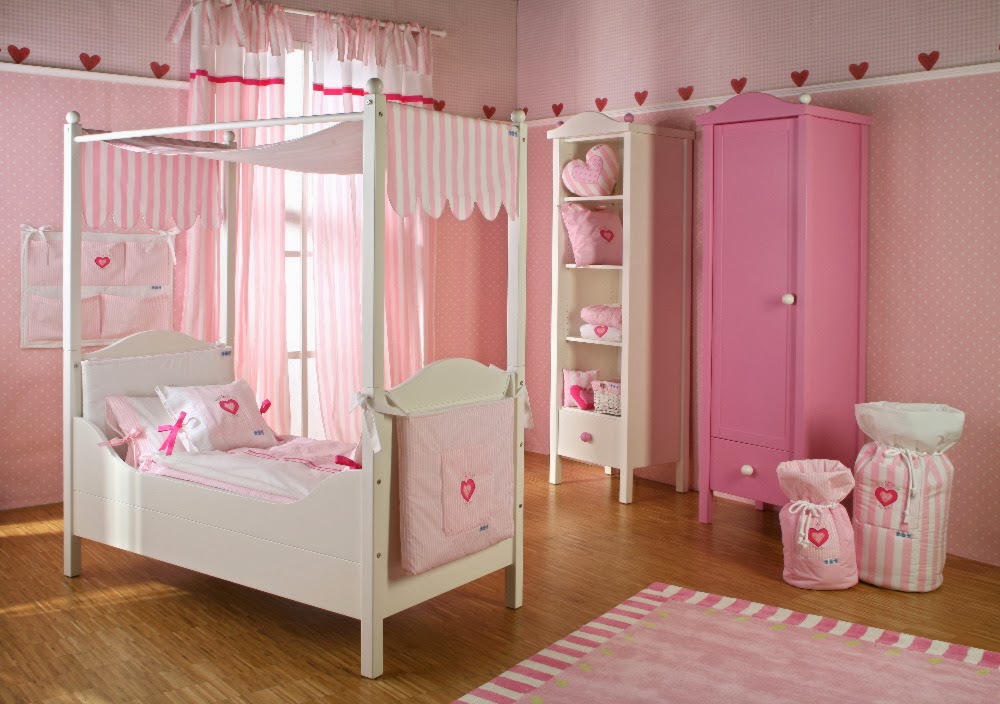 Dormitorio para niñas en color rosa - Ideas para decorar dormitorios