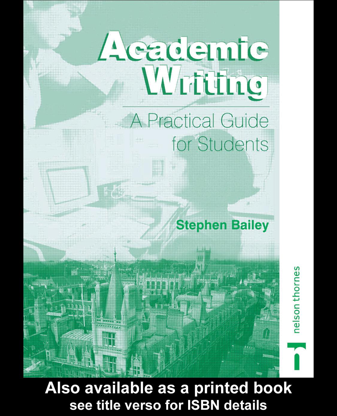 Academic writing book image