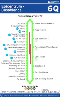 peta rute transjakarta epicentrum casablanca