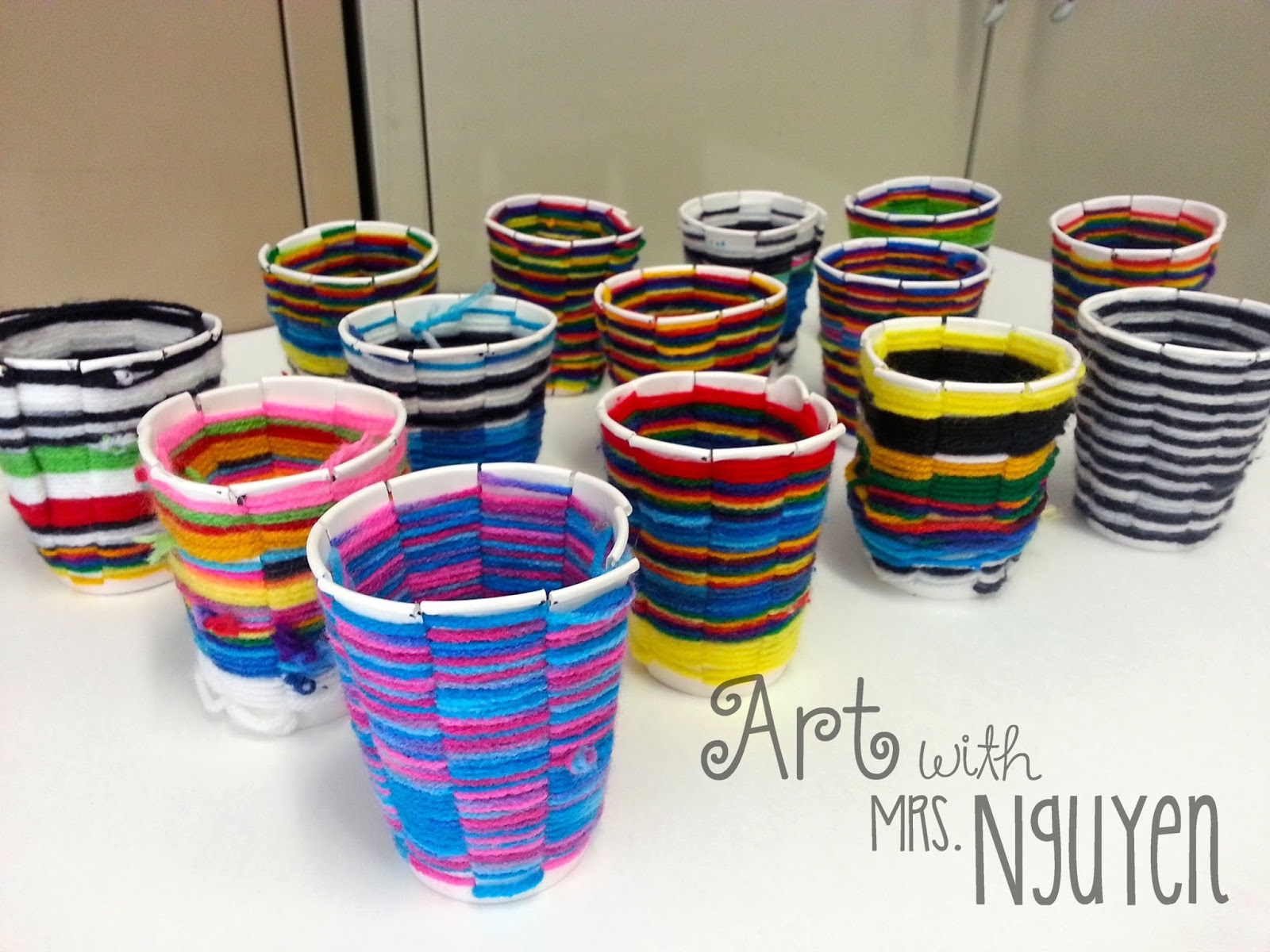 Cup Weaving 2.0 (4th) - Art with Mrs. Nguyen