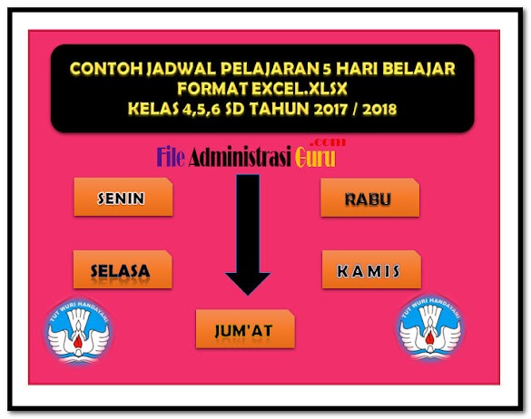 Contoh Format Jadwal Pelajaran Kelas Atas Tahun 2017/2018 Format
Excel.Xlsx