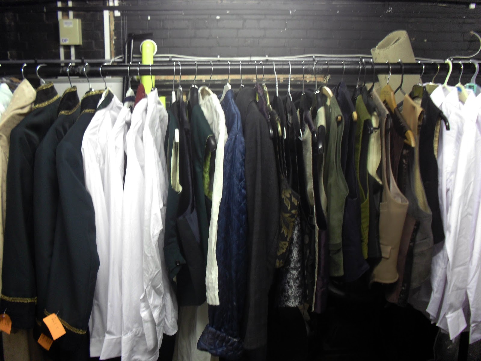 REBECCA BRADBURY: THEATRE DESIGNER AND MAKER: Othello: Costume Rail