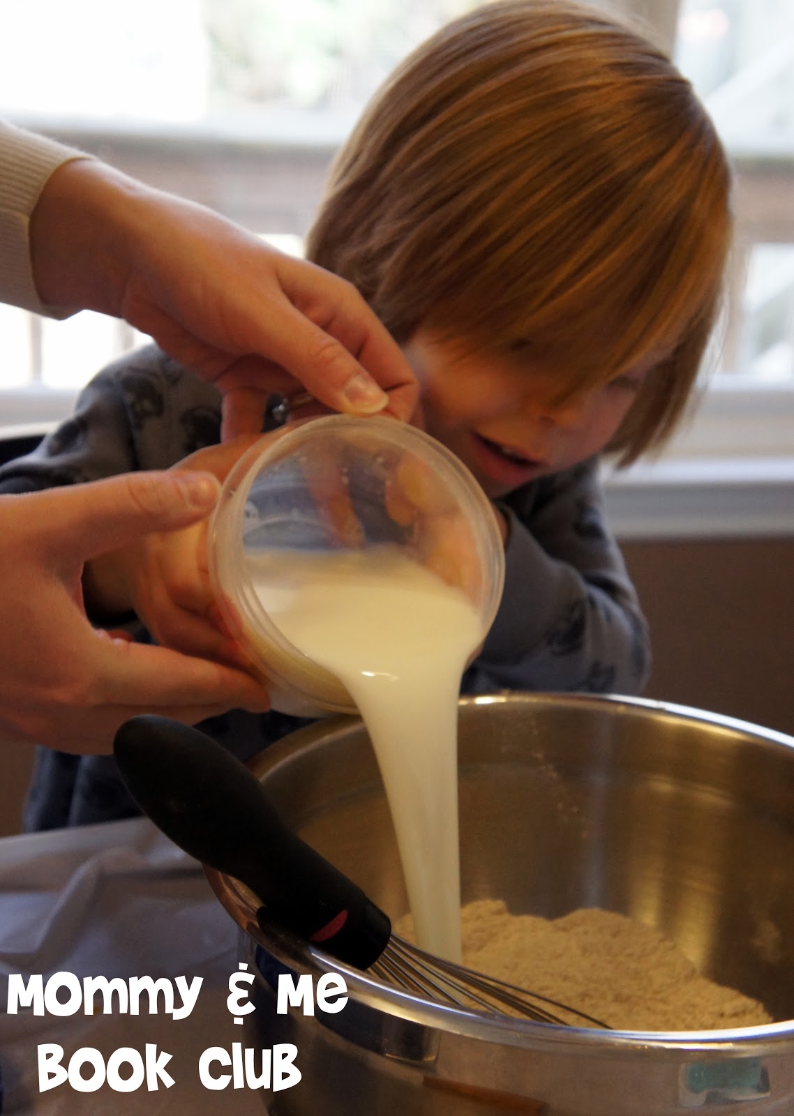 Mommy and Me Book Club Pancakes for Breakfast