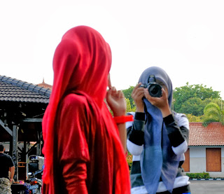 alifa rahmania, mona hadromi hunting balaikota tegal