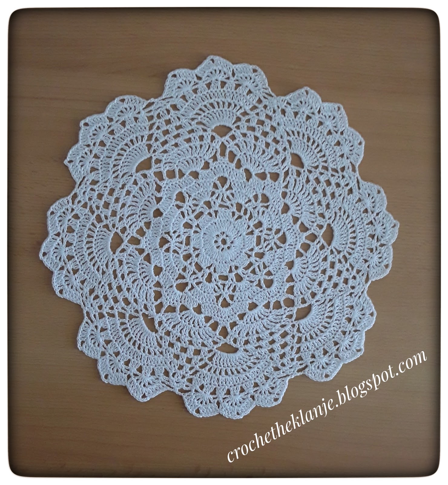 Crochet Heklanje Moj rad 81 Mala salveta