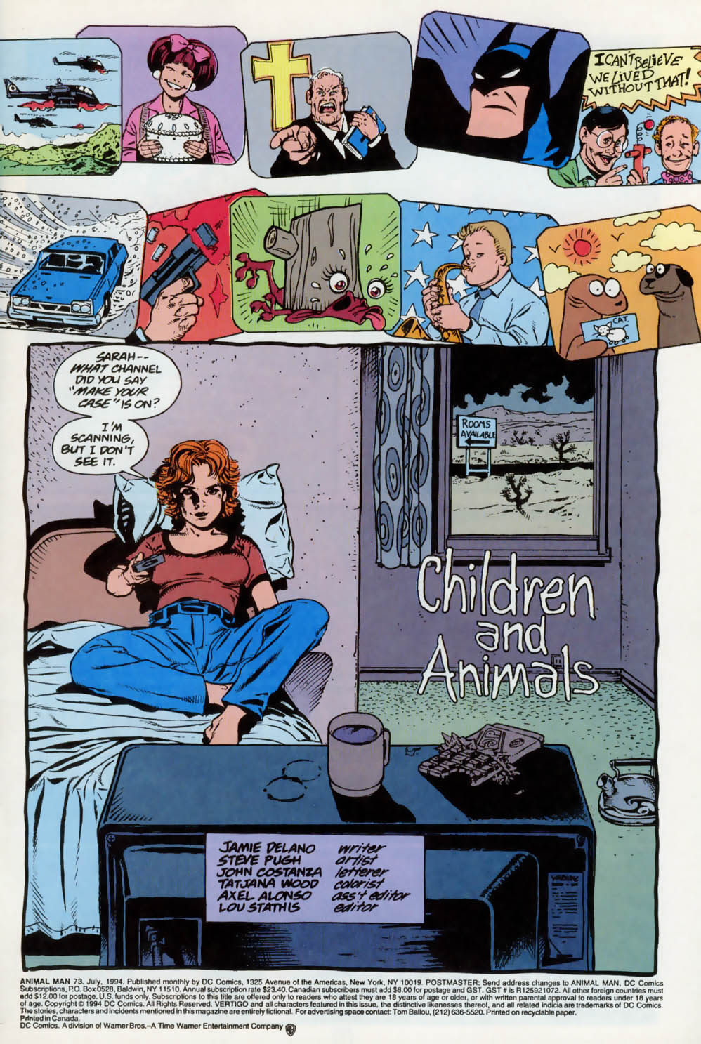 Read online Animal Man (1988) comic -  Issue #73 - 2