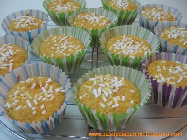 muffin di carote e farina di riso